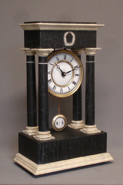 Decorative Vintage Doric column clock.-empel-collections-craquel clock Pendule -002_main_636065298766861214.JPG